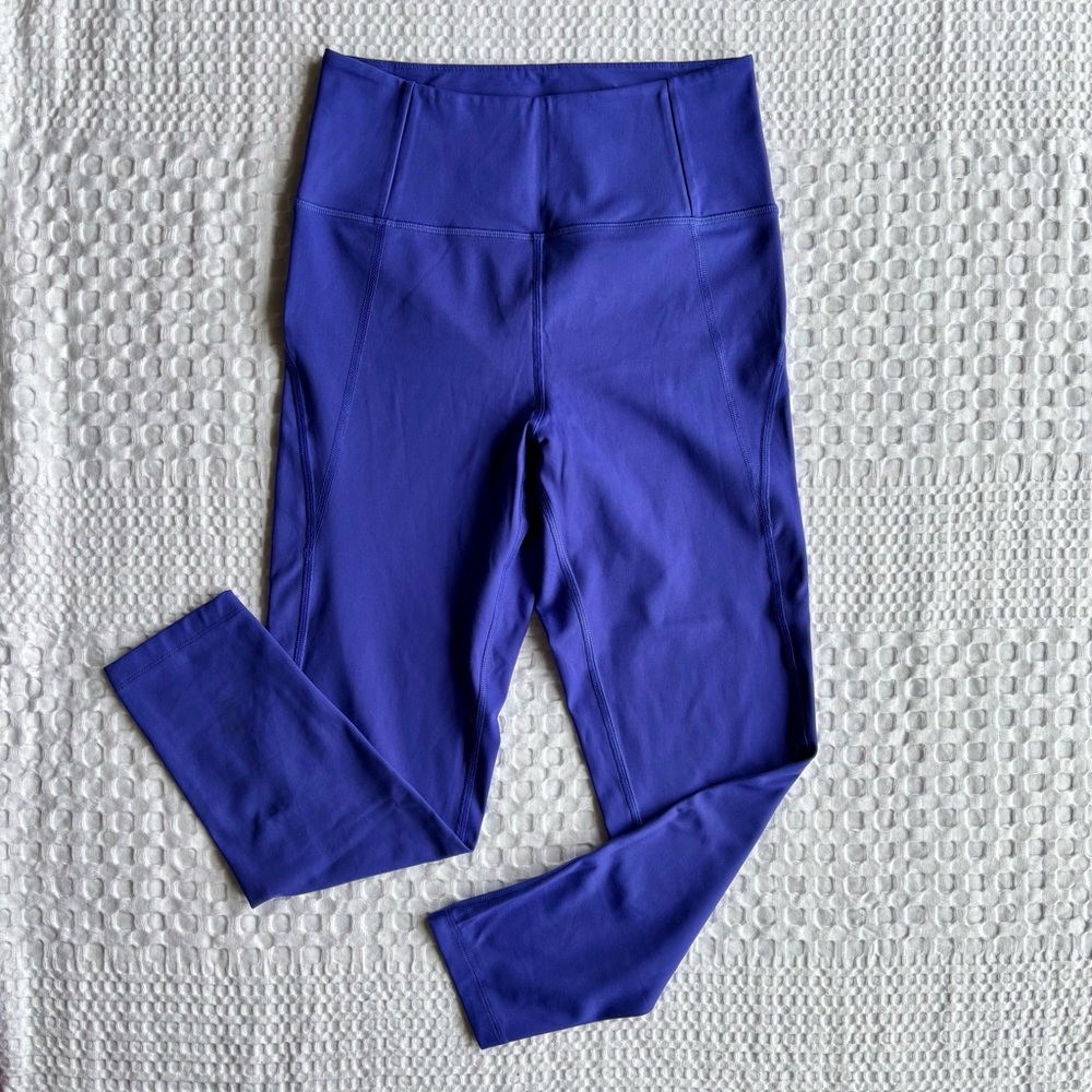 Girlfriend Collective High-Rise Compressive Leggings Violet, Size Medium EUC